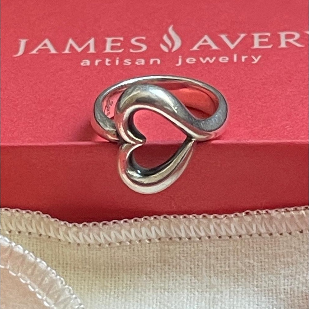 James Avery open heart ring
